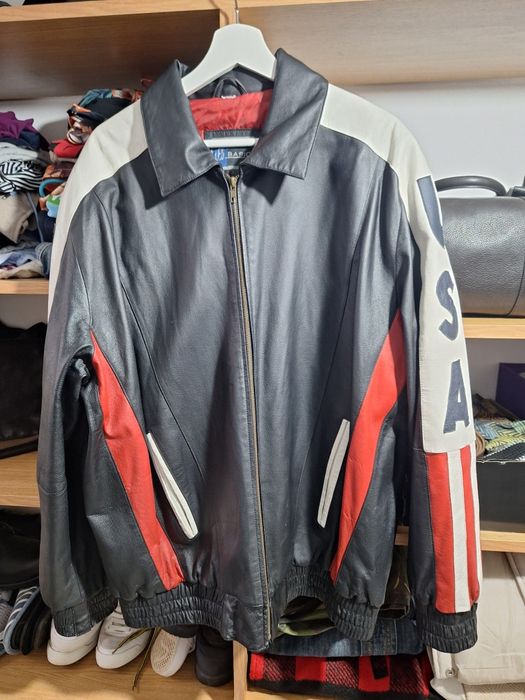 Jacheta  piele naturala USA