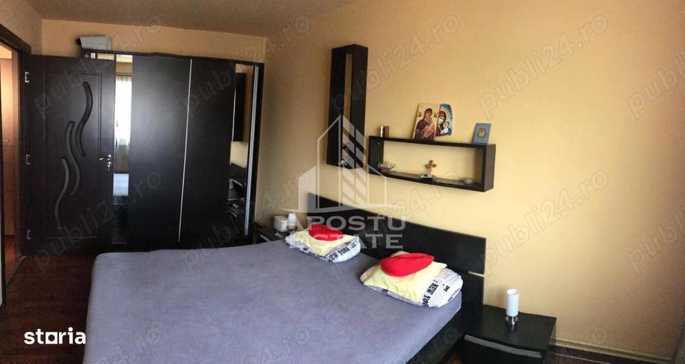 Apartament cu 3 camere, centrala proprie, zona Cetatii