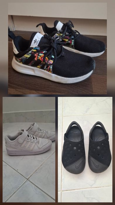 Nike сандали, adidas маратонки