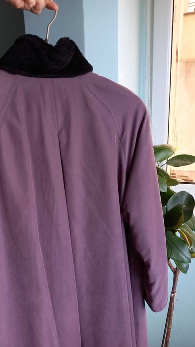 Palton dama, Mantou dublat cu stofa, model raglan - SUPORT Transport *