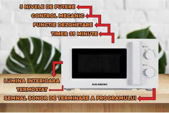 Нова микровълнова фурна 20 л 700 W Hausberg