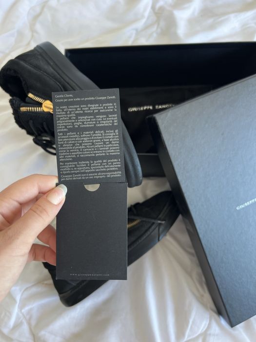 giuseppe zanotti / велур / размер 39.5