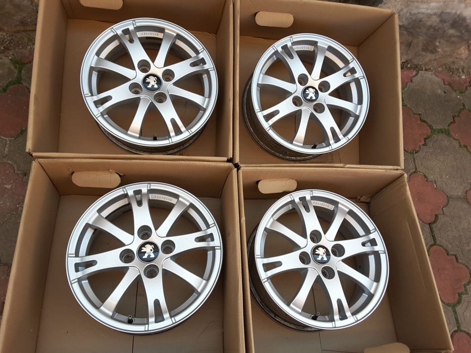 jante aliaj 15; 4x108; Peugeot 207, Peugeot 208 originale Peugeot