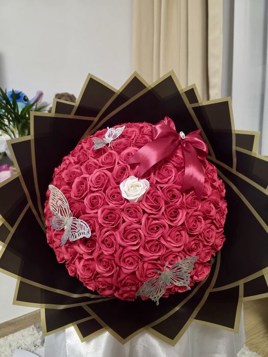 Buchete din trandafiri de sǎpun