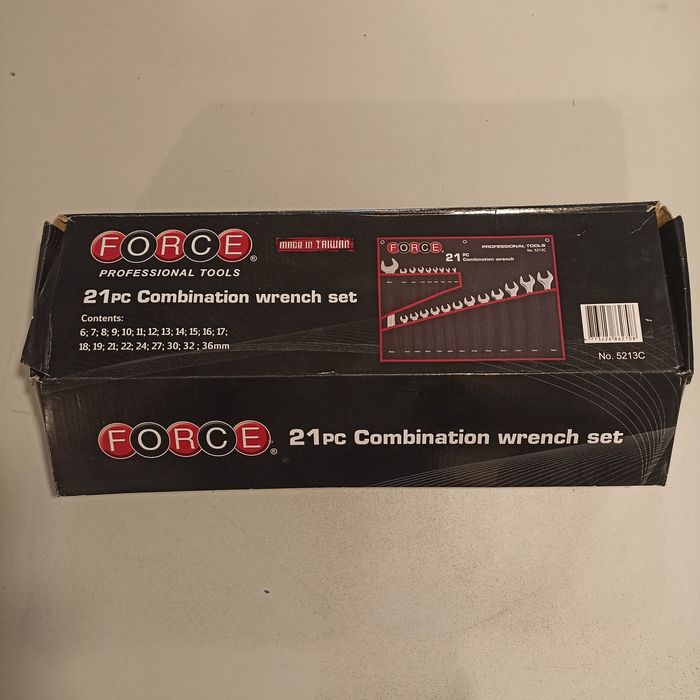 Набор комбинированных ключей FORCE