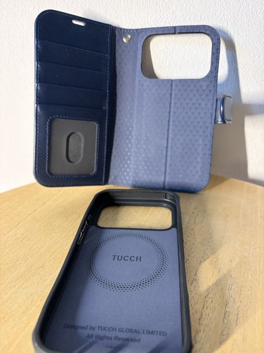 Husă 2-în-1 Detașabilă TUCCH iPhone 17 Pro (Albastru Închis)