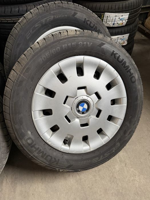 Комплект Летни гуми KUMHO 205/60 15 с джанти и тасове за BMW e36/e46 15 цола