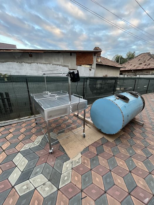 Gratar inox cu protap