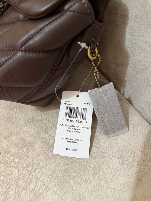 Сумка Coach Pillow Tabby, оригинал, кожа
