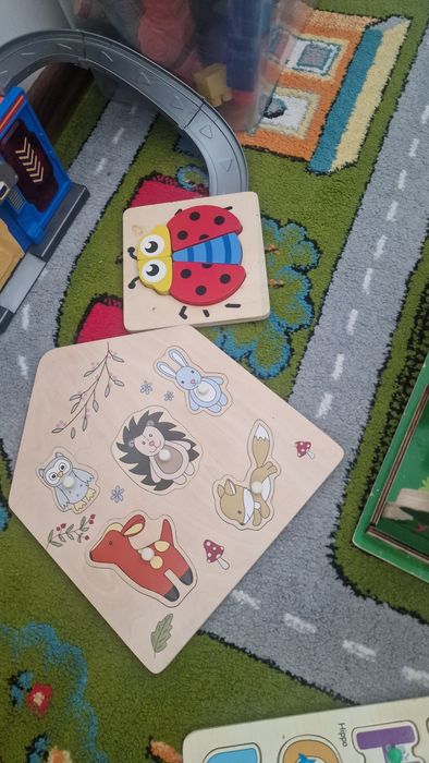 Jucarii din lemn tip puzzel