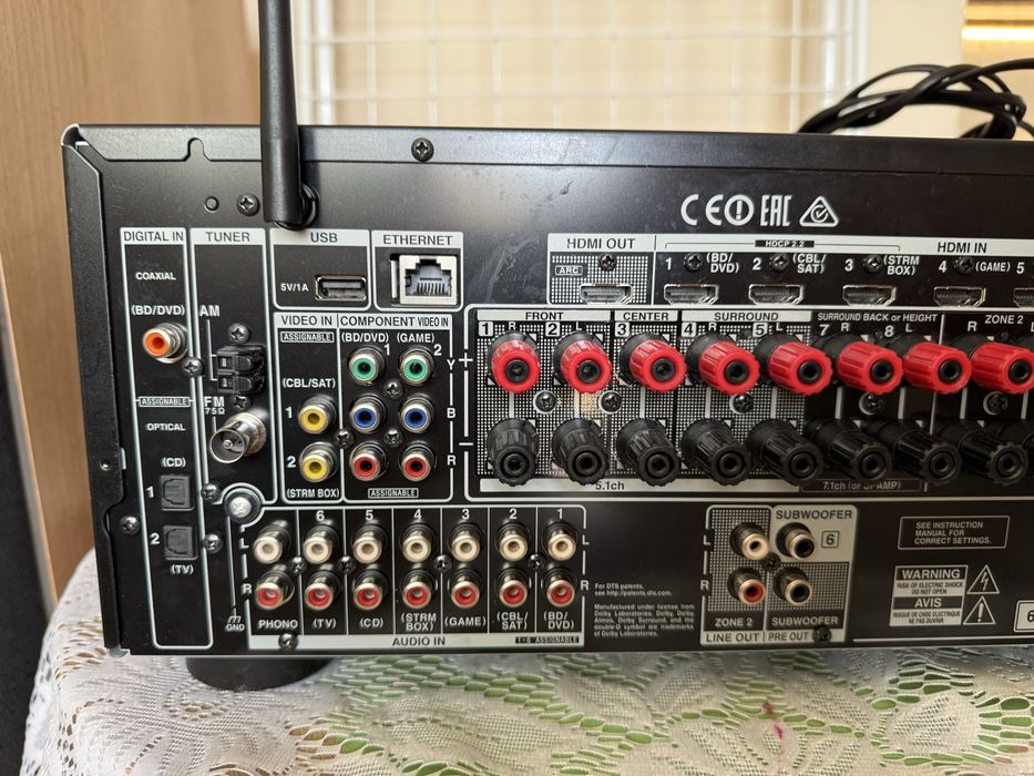 Onkyo TX-NR555 Bluetooth Wi-Fi