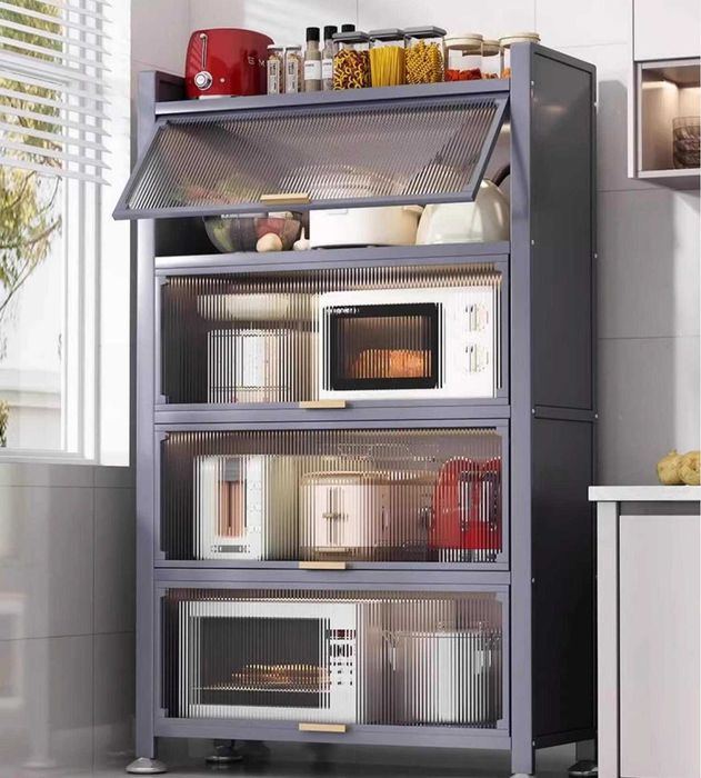 Кухонный сервант/Шкаф для хранения/Сервант с откидной дверцей вверх