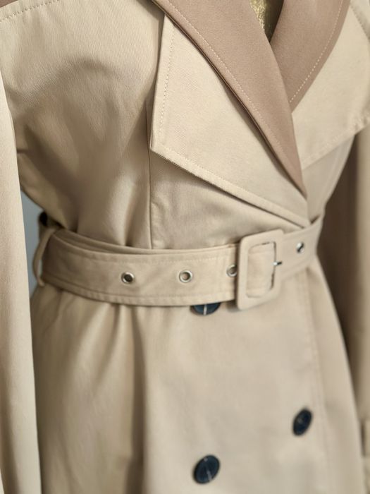 Trench Nympha Clothing, bej elegant, design deosebit, nou! XS-S