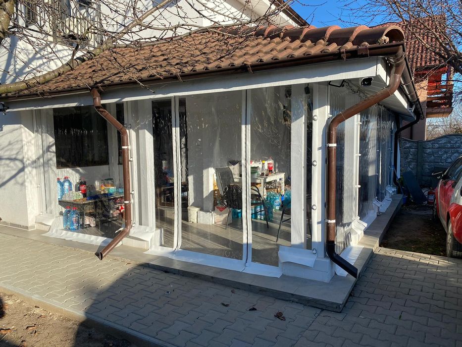 Folie terase si foisoare, PVC transparenta folii terasa transparenta