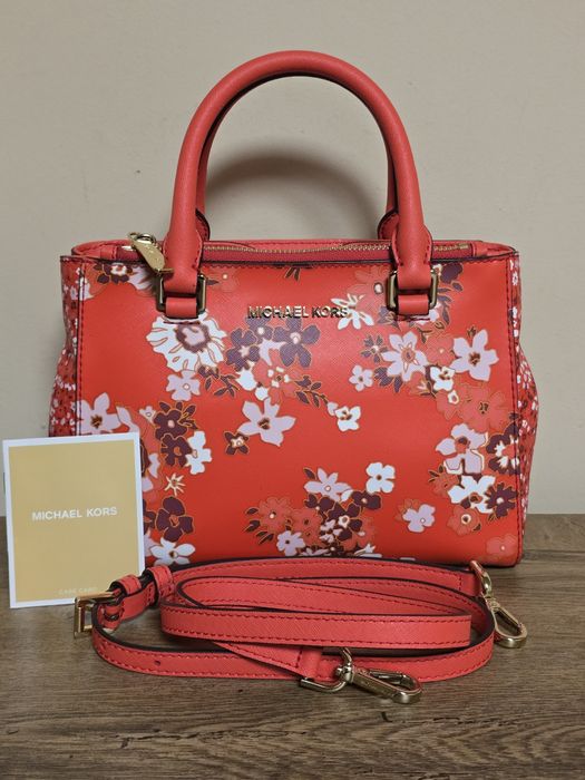 Michael Kors оригинална флорална дамска чанта