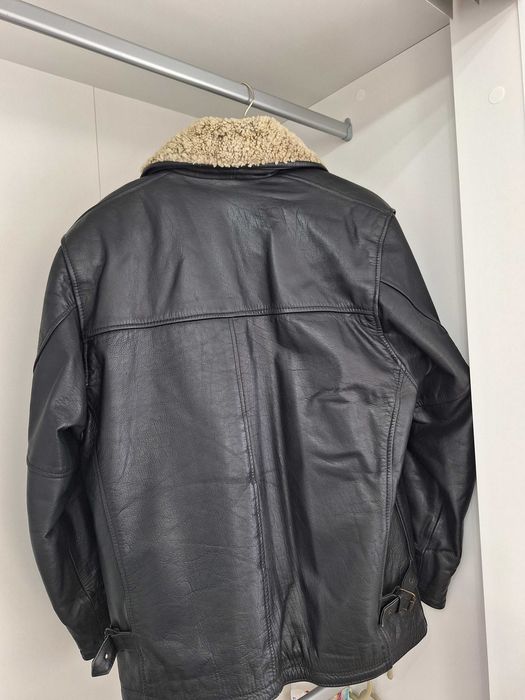 Мъжко яке-ест. кожа М-Л