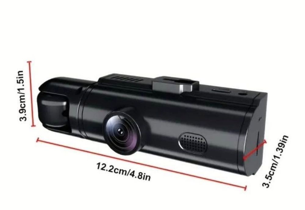 Cameră de bord cu 3 camere Wifi şi aplicație + card 32 GB