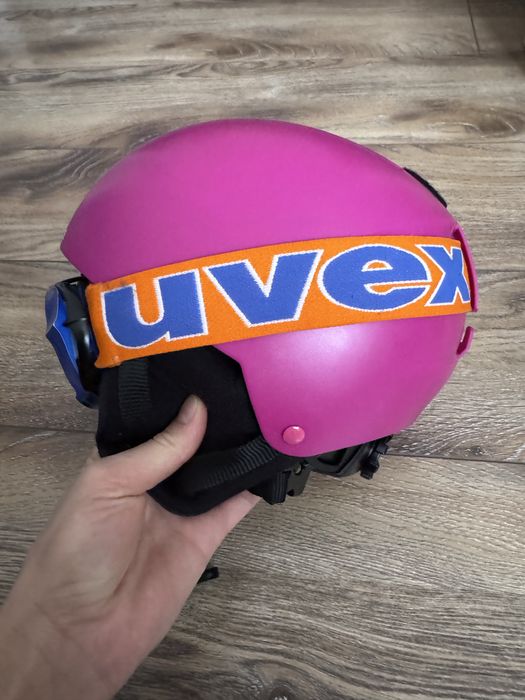Casca wedze ski + ochelari ski uvex