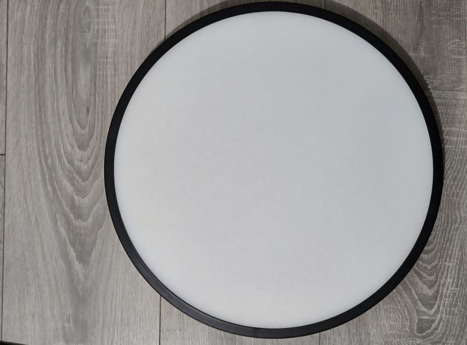 Lampă de tavan LED 38W, culoare reglabilă, 3420LM, Ø40cm, negru