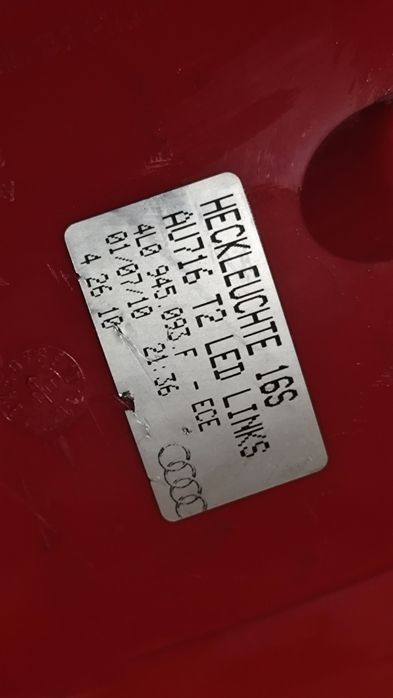 Стоп Audi Q7 / Ауди Кю 7 / 2013 / Ляв