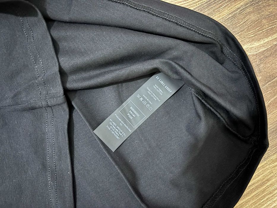 Мъжка тениска 44 Group Label Regular Fit Черна/Бяла