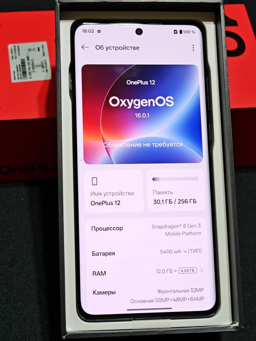 One Plus 12 256 gb Ram 12 5G