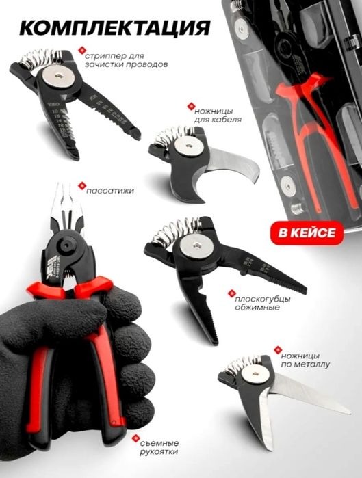 Пассатижи многофункциональные