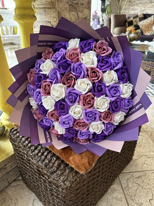 Buchet trandafiri de sapun