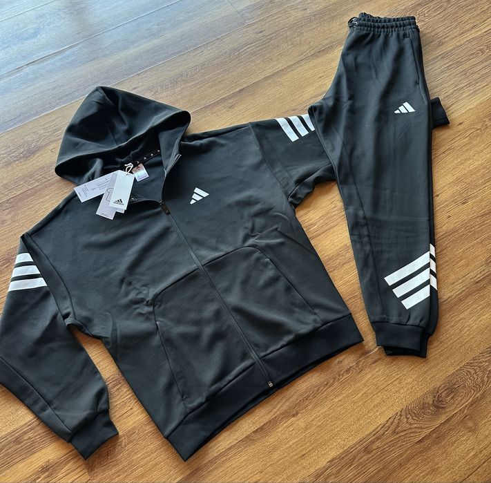 Мъжки,памучен,черен екип Adidas