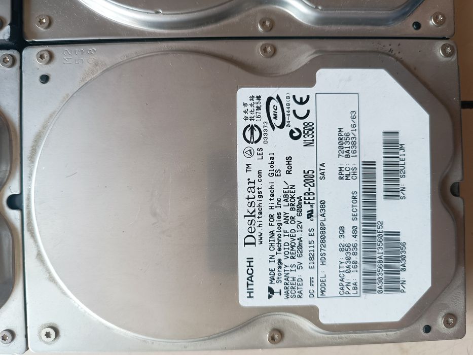 Hard disc 80/300gb