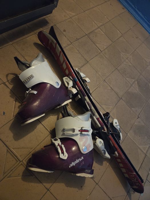 Лыжи ботинки детские