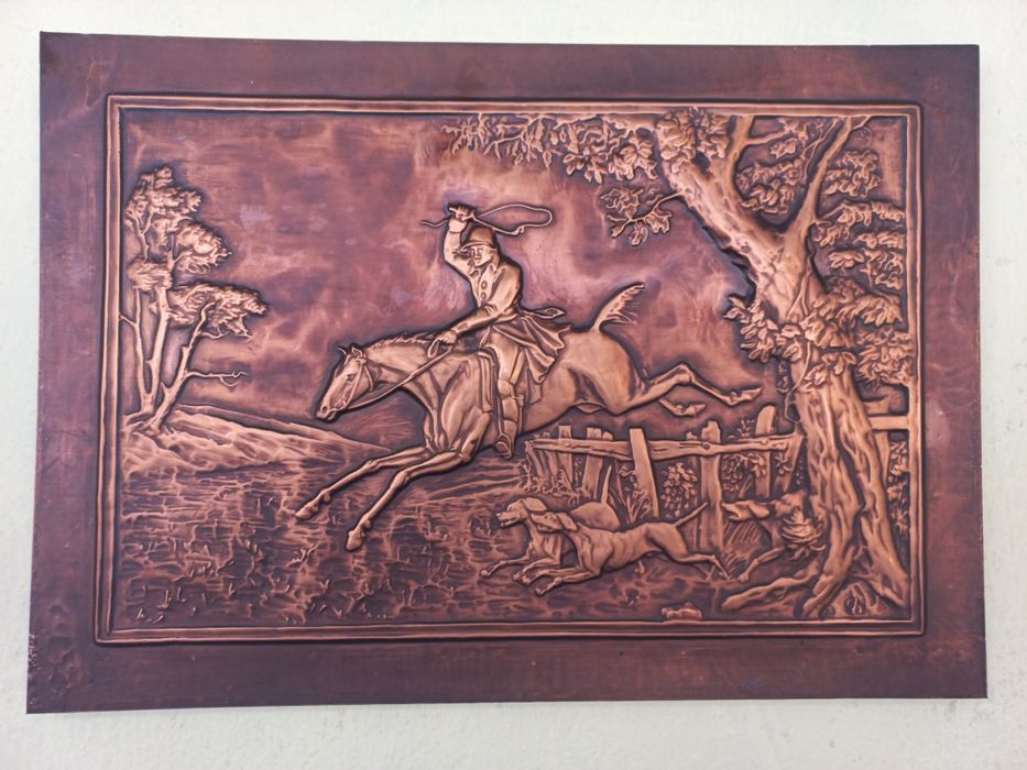 Tablou basorelief din cupru