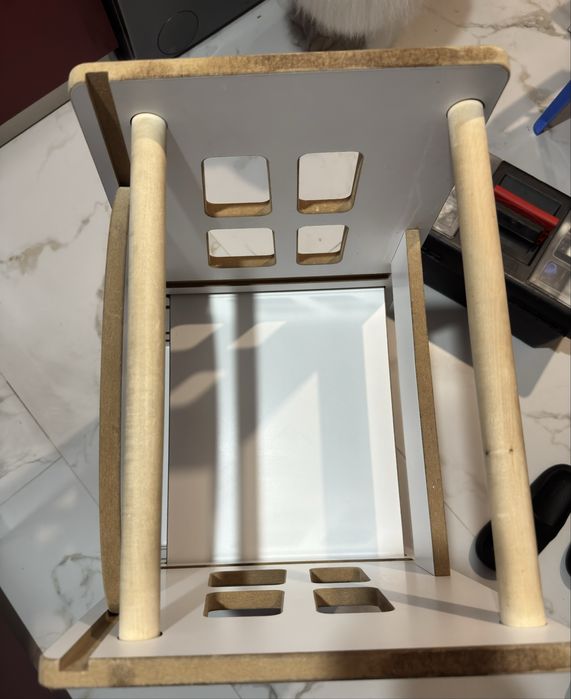 Монтесори учебна кула / кухненска помощна кула – регулируема височина