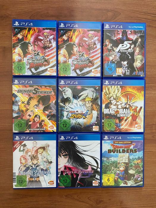 PS4 игри – Persona 5, Naruto Storm 4, Dragon Ball Xenoverse + още | 14€ / брой