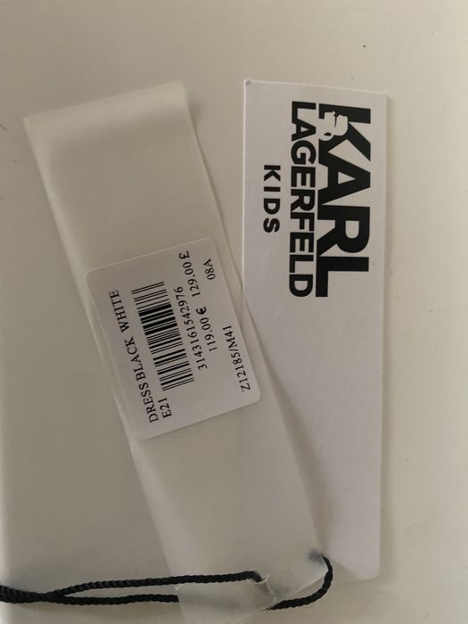 Детска рокля Karl Lagerfeld