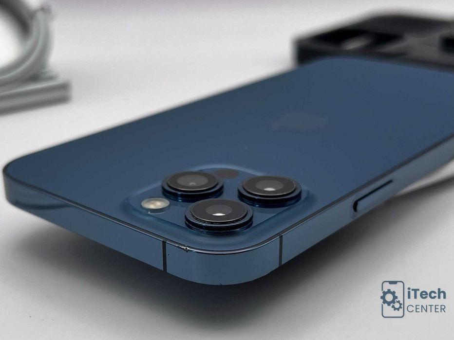 iPhone 12 Pro MAX, 128GB, Blue, 100% батерия, КАТО НОВ, ГАРАНЦИЯ!