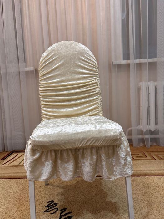 Чехлы для стульев королевский велюр