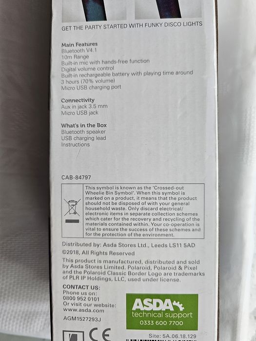 Boxa portabila Polaroid Wireless