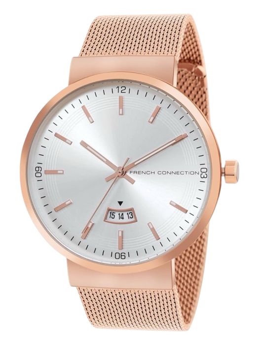 Дамски часовник French Connection – Rose Gold, Mesh каишка