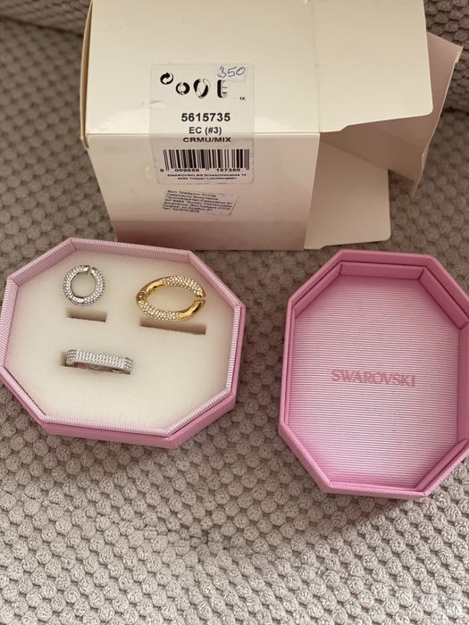 Swarovski комплект обеци