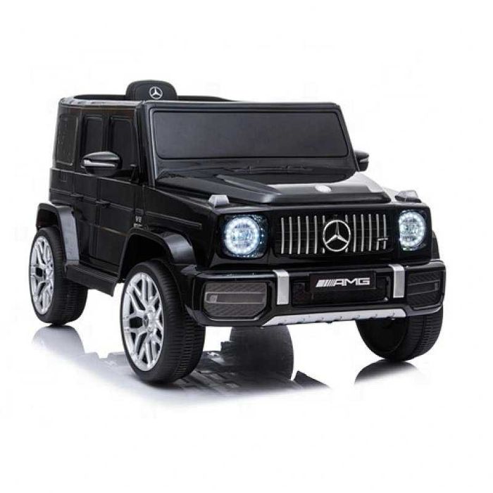 Masinuta electrica pentru copii cu licenta Mercedes Benz AMG G63 Black cu telecomanda 2.4G Slow start