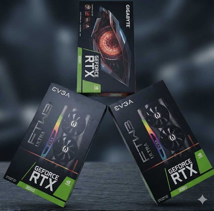 Продавам Видеокарти RTX 3080 - GigaByte, EVGA