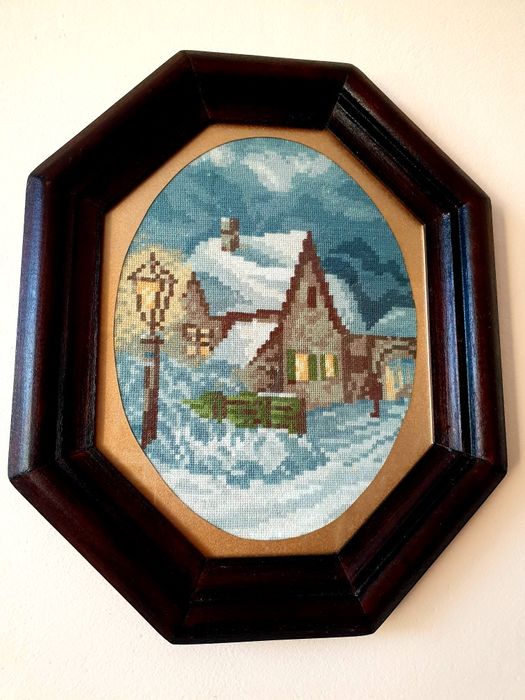 Гоблен "Зимна къща с фенер"