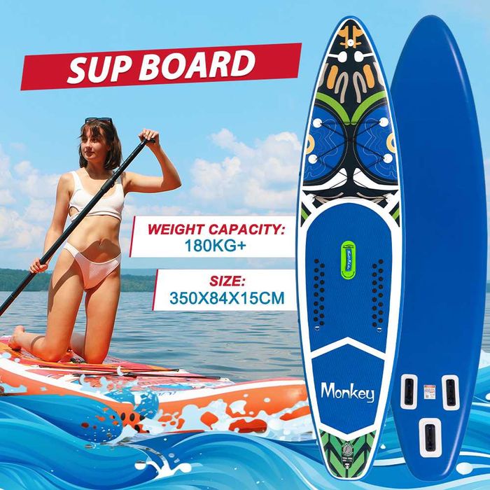 Надуваем падълборд FunWater MONKEY 11'6, SUP