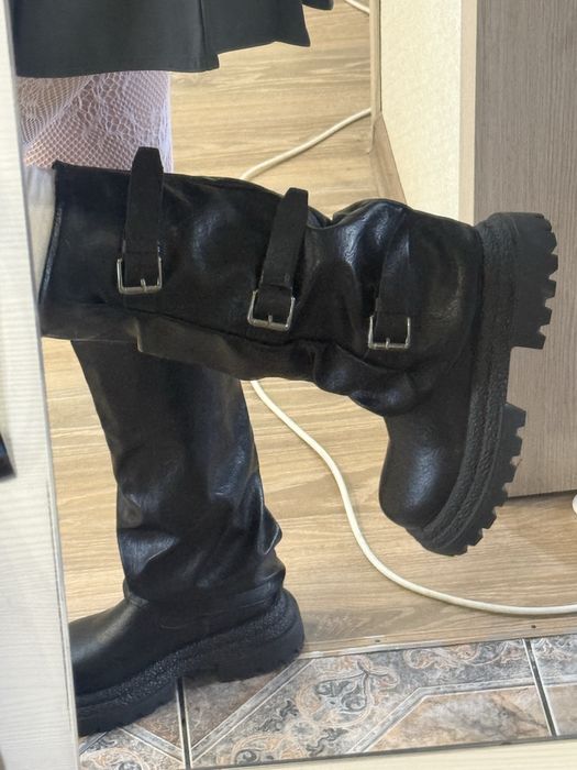 продам сапожки кожанные