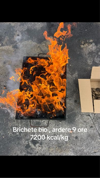 Brichete de vanzzare    6200 kcal/kg 9 ore ardere