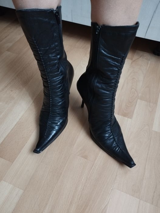 Боти от естествена кожа-37