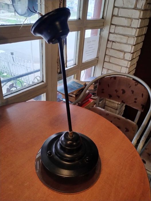 Продава черен, абажур, полилей