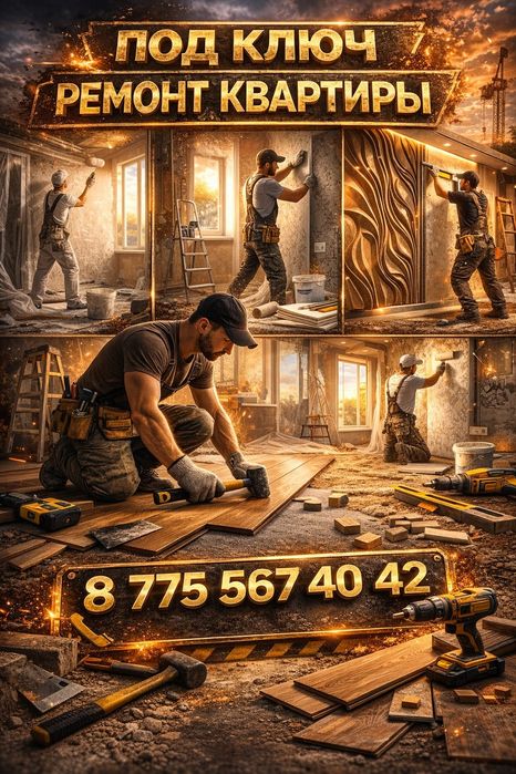 Шпаклевка.Обой.Ламинат.