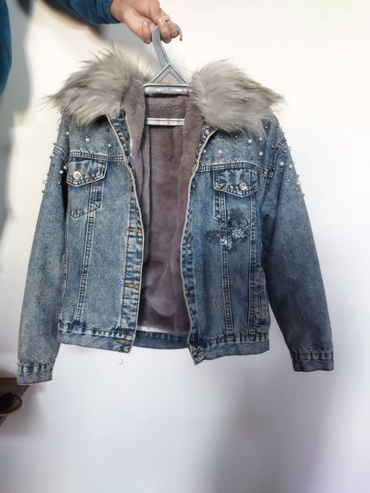 Куртка пальто тон джинсовка